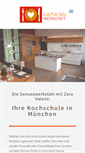 Mobile Screenshot of genusswerkstatt-muenchen.de