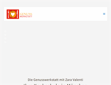 Tablet Screenshot of genusswerkstatt-muenchen.de